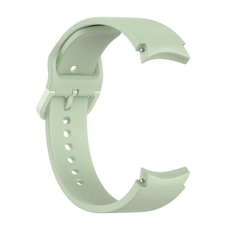 Replacement Strap For Samung Galaxy Watch4 40mm / 44mm Silicone Flat Buckle Watch Band(Light Green) - Image 3