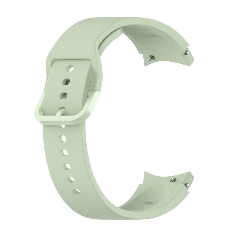 Replacement Strap For Samung Galaxy Watch4 40mm / 44mm Silicone Flat Buckle Watch Band(Light Green) - Image 1