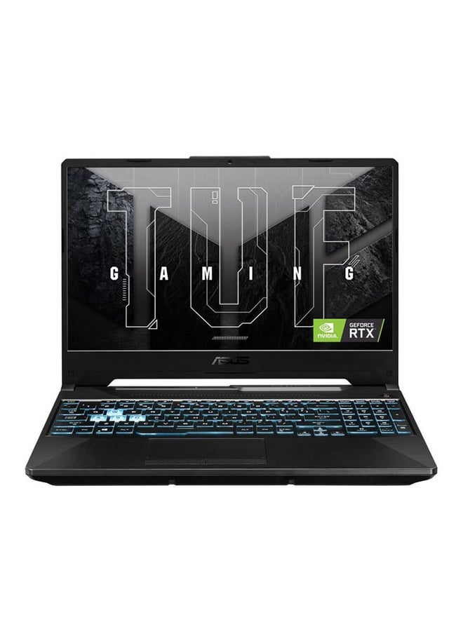 ASUS TUF A15 FA506NC-HN002W Laptop With 15.6-Inch Display, AMD Ryzen 5-7535HS Processor/8GB RAM/512GB SSD/4GB NVIDIA GeForce RTX 3050 Graphics Card/Windows 11 Home English/Arabic Graphite Black (Upgraded Version) - Image 1