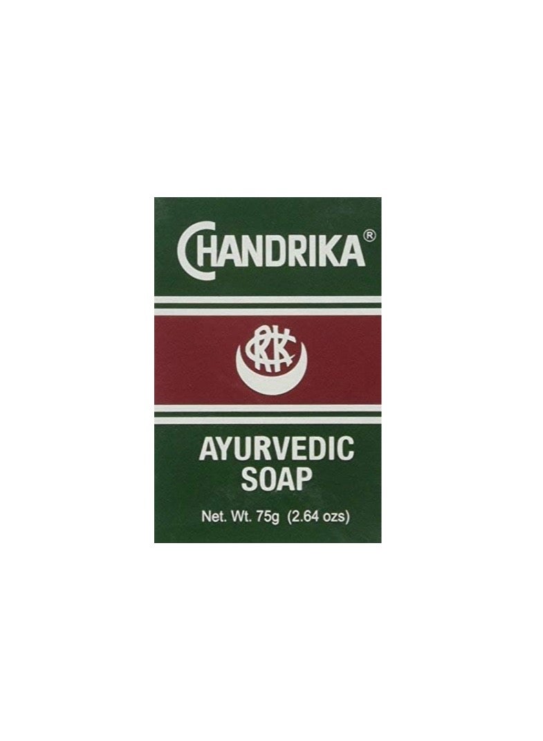 Chandrika Ayurvedic Soap with Herbal and Vegetable Oils, 10 x 75g- Pack of 10 - Image 3
