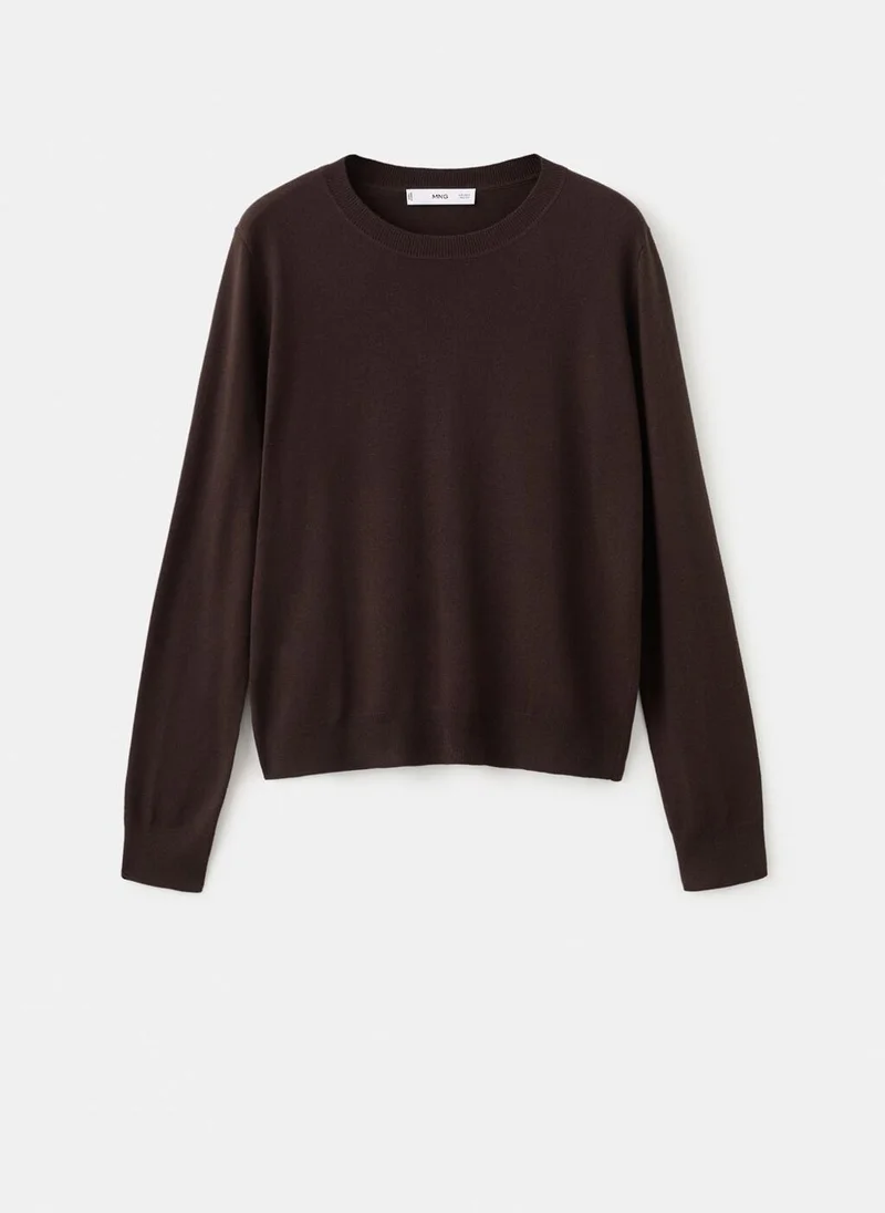Mango  Fine-knit crew-neck sweater for Women | Best Price UAE