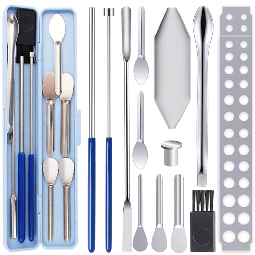 Foosi Filling Tools kit - Home & Labs Supplies with Empty Funnel Tray and Spoon Scoops Spatula Tamper Quickly Maker All Size 000 00 0 1 2 3 4 5 - Image 1