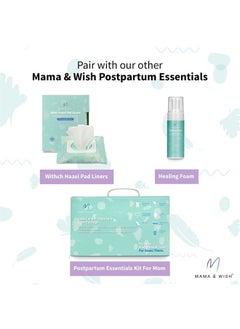 Mama & Wish Sitz Bath Salt Tablets for Postpartum Care | Postpartum Essentials Pack of 10 Sitz Bath for Postpartum Care | Postpartum and Hemorrhoids Recovery | Natural Salts & Minerals Postpartum Bath Soak  - Image 5