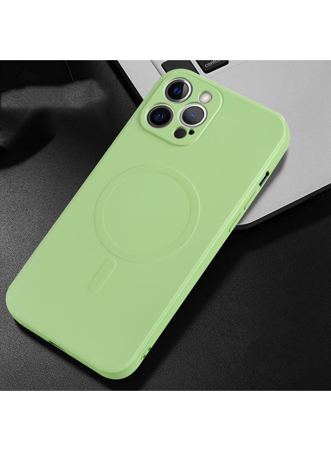 اس-توب جراب لهاتف iPhone 12 Pro Max من السيليكون السائل مع تغطية كاملة من Magsafe - Image 2