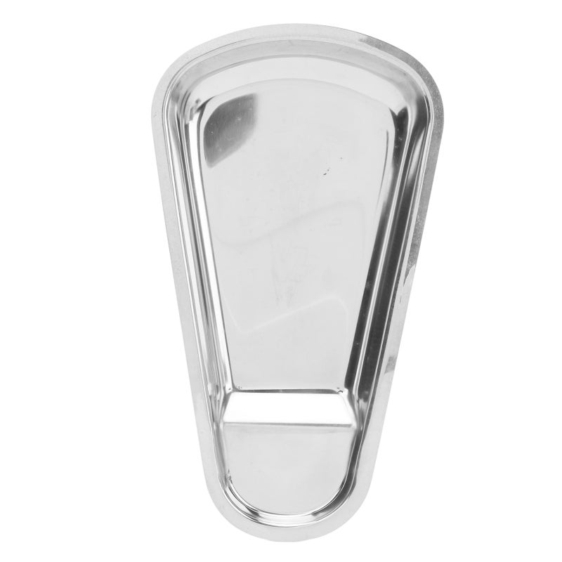 Stainless Steel Tray: 1 Fan Shape, Heat Resistant, Durable, Space-Saving - Easy Clean, Hygienic Serving Platter for Home Kitchen, Bathroom, Dining Party Use - Image 2