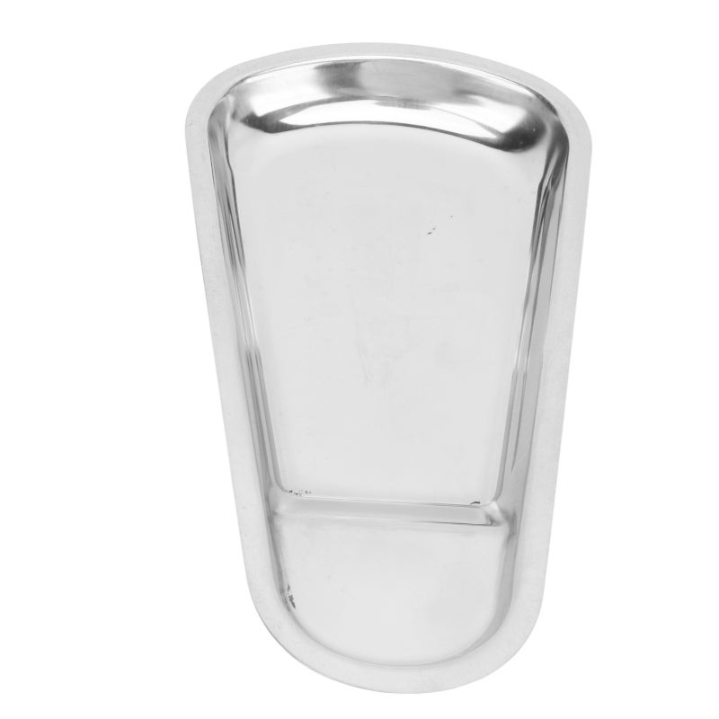 Stainless Steel Tray: 1 Fan Shape, Heat Resistant, Durable, Space-Saving - Easy Clean, Hygienic Serving Platter for Home Kitchen, Bathroom, Dining Party Use - Image 5