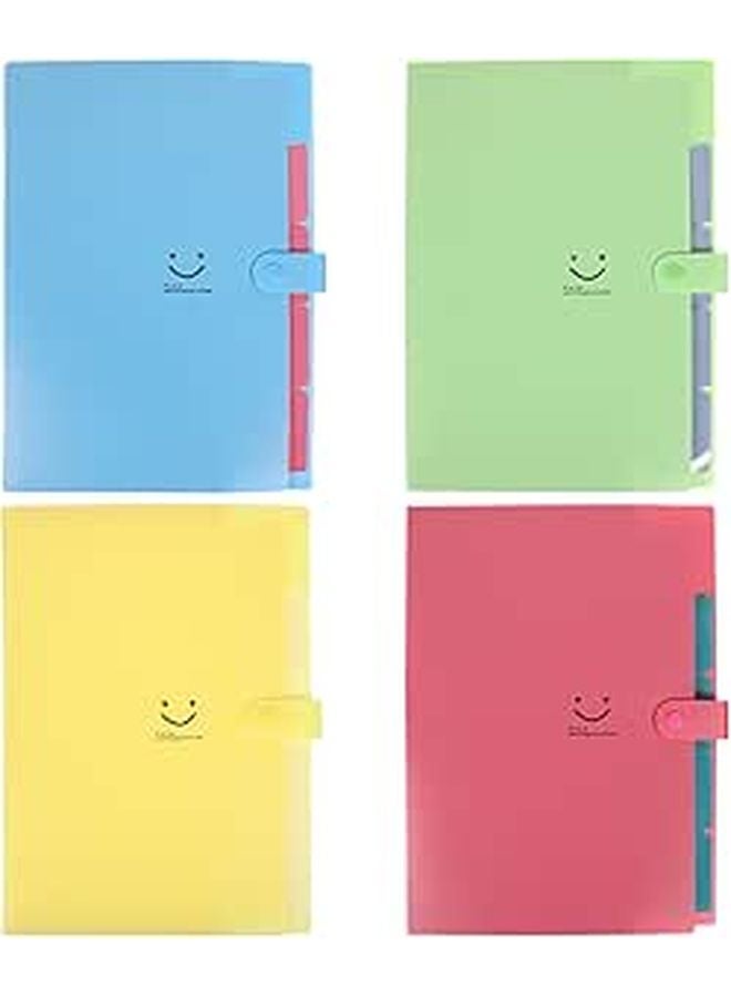 A4 Accordion File Organizer Expanding Folder Set with 10 Pockets for Office Home Document Storage - Image 1