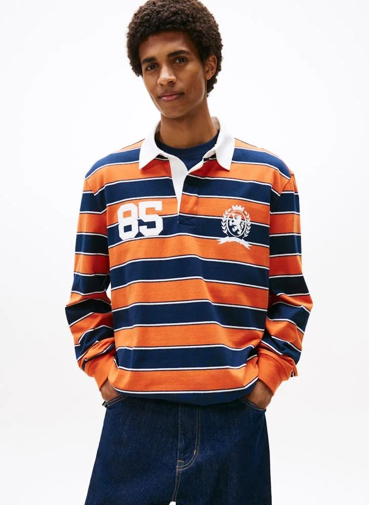 Heritage Relaxed Stripe Rugby Shirt