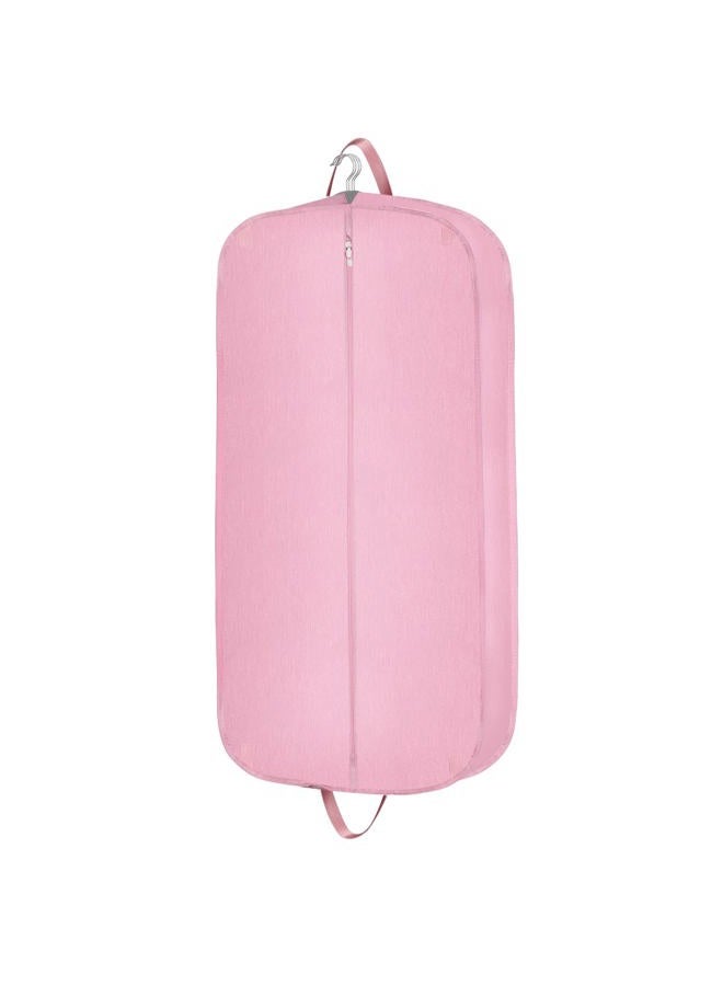 Limoomil Heavy Duty Waterproof Garment Bag for Travel, Tear Resistance Suit Bag for Men Travel for Suits, Tuxedos, Dresses, Coats, Uniform. 42 inch, pink, Garmen Bag - Image 1