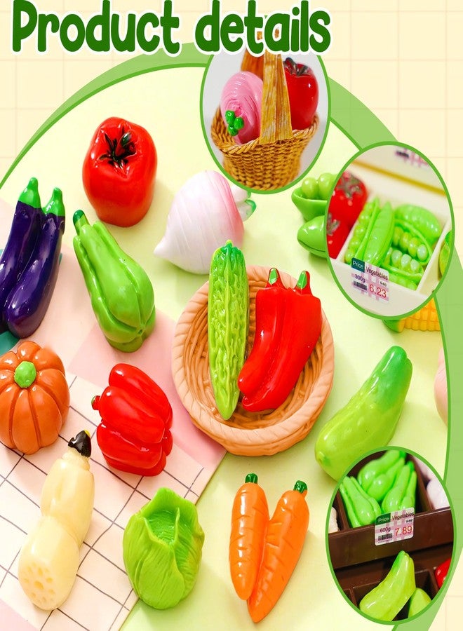 Pamonrueer Miniature Food Mini Vegetables Miniature Food Mini Bread (Vegetables) - Image 3