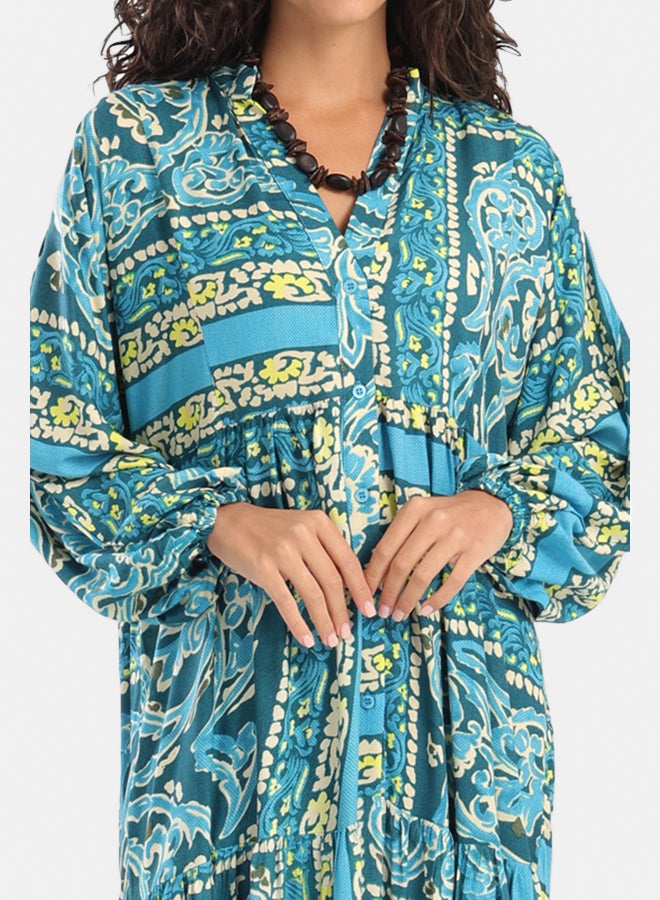 Carina Chic Printed Maxi Dress - Image 4