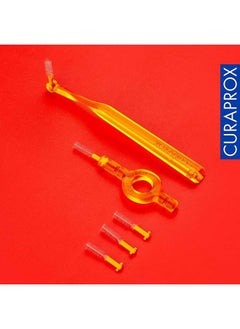 Curaprox CPS 09 Prime Start Interdental Brush Kit, Yellow - 5 x 0,9mm - 4,0mm Interdental Brushes + 2 Interdental Toothbrush Holders - pzsku/Z4F92CF7B92DF7D694AF0Z/45/_/1662035220/ac617b99-7c43-4a86-a812-90cc7b192e97