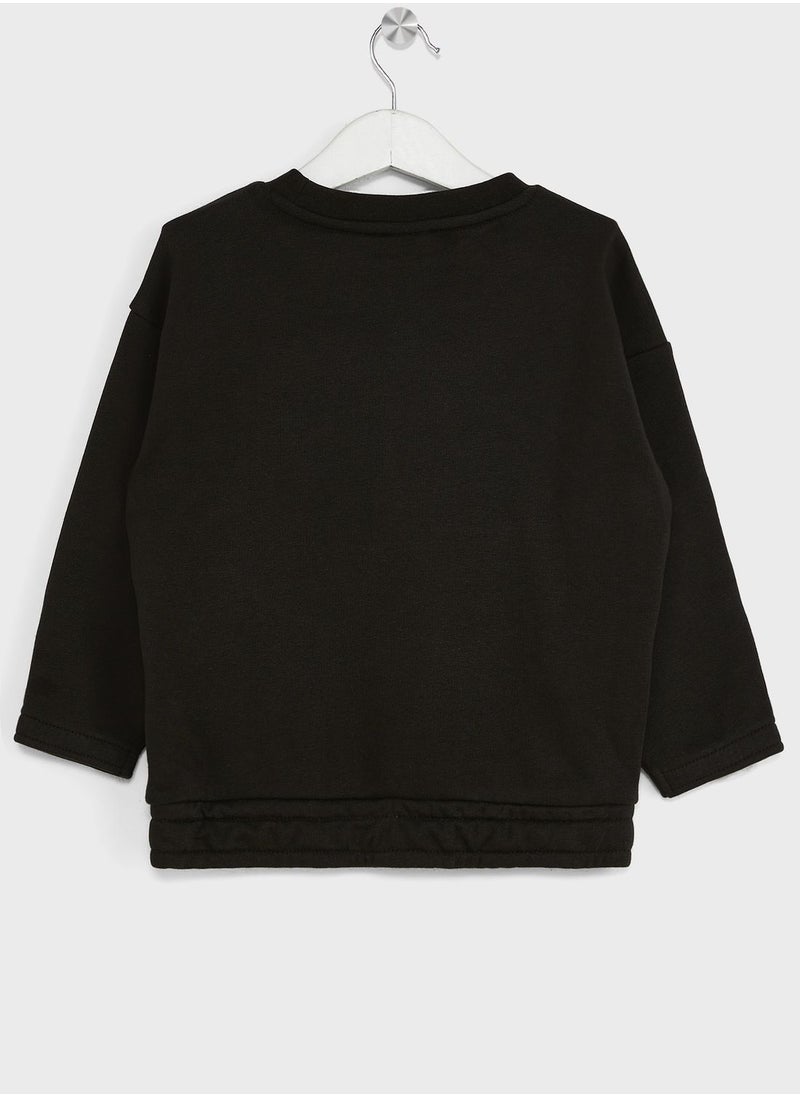 PUMA - Kids Classics Mix Match Crew Tr Sweatshirt - Image 1