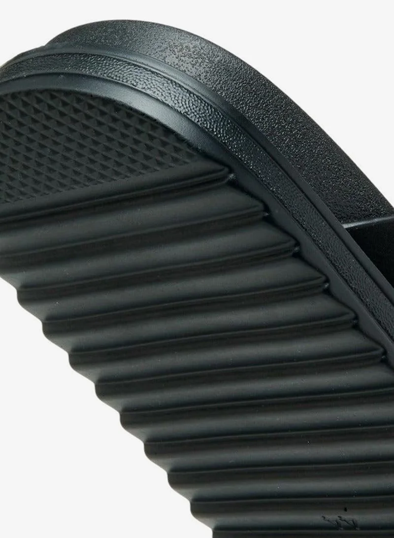 LBL by Shoexpress BLACK Cross Strap Slip-On Sandals for Men | Best Price UAE