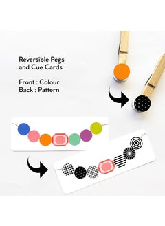 Pop Goes The Art Pop Goes The Art Peg a Pattern Fine Motor Skills Sequencing  - Image 4