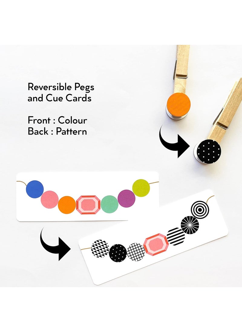 Pop Goes The Art - Pop Goes The Art Peg a Pattern Fine Motor Skills Sequencing - Image 1