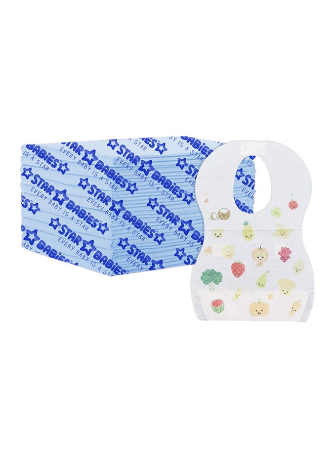 Star Babies Combo Changing mat 10pcs, Disposable bibs 10pcs