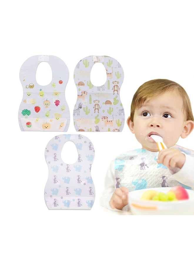 Star Babies Combo Changing mat 10pcs, Disposable bibs 10pcs - Image 3