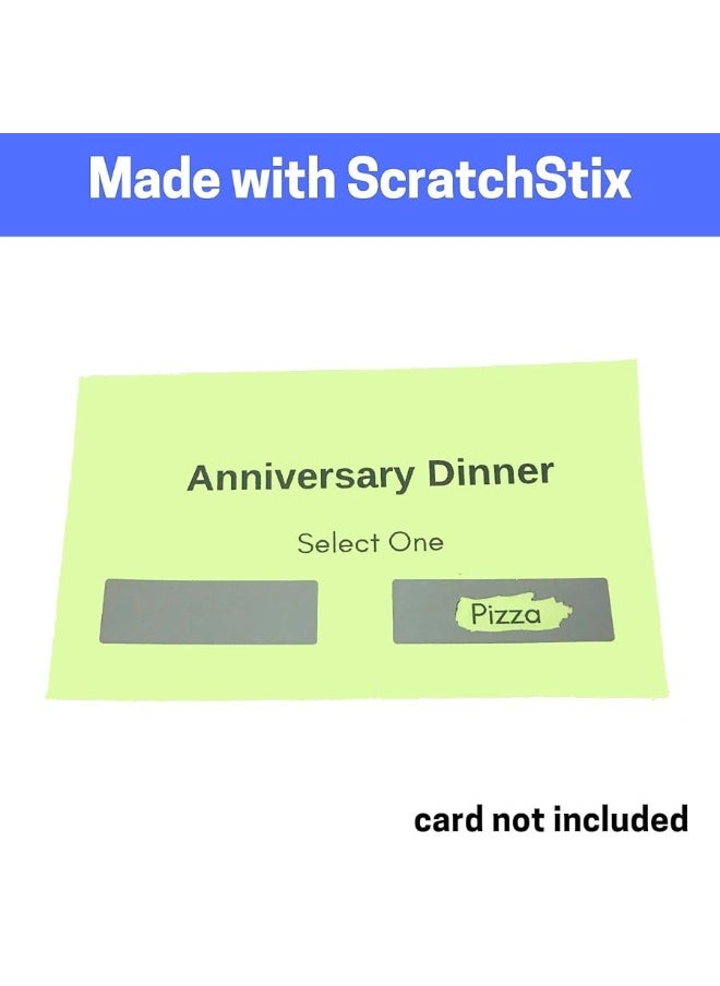 ScratchStix 50 Pack, 3" Heart Scratch Off Stickers Labels - Gold  - Image 4
