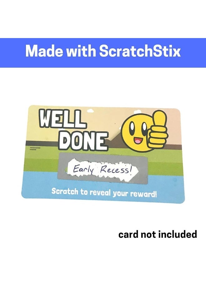 ScratchStix 50 Pack, 3" Heart Scratch Off Stickers Labels - Gold  - Image 2