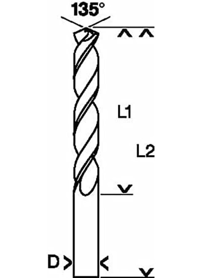 BOSCH Hss G Metal Drill Bits 10 Pieces 6.00 Mm Diameter 93 Mm Total Length - Image 3