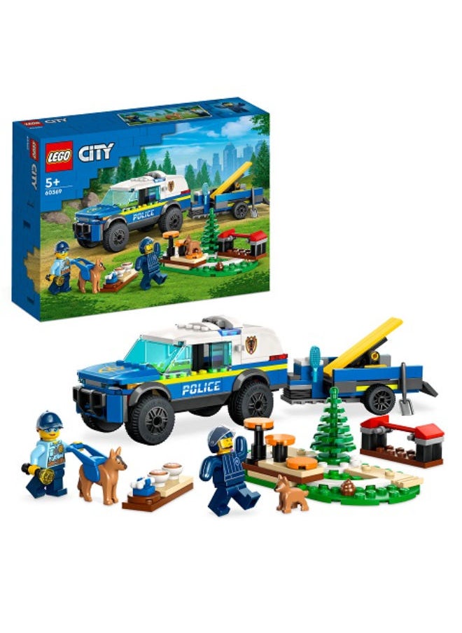 LEGO 60369 Mobile Police Dog Training Building Set  - Image 1
