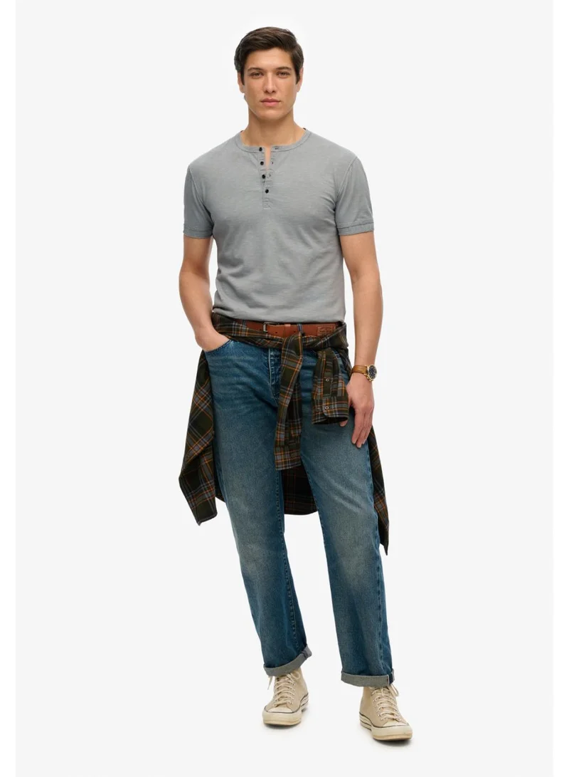 Superdry Slub Ss Jersey Grandad Top