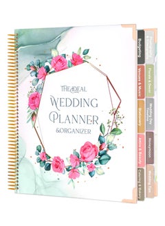 Wedding Planning Book and Organizer, 176 Page Bridal Planner, 9.2" x 11.4", Includes Stickers, Checklists, Pockets, Calendars, Perfect Engagement Gift for Brides - pzsku/Z4F9365CF5B1DF94E69A9Z/45/_/1718521044/f8d74662-3ad2-4851-a2d7-a4b7491698f8