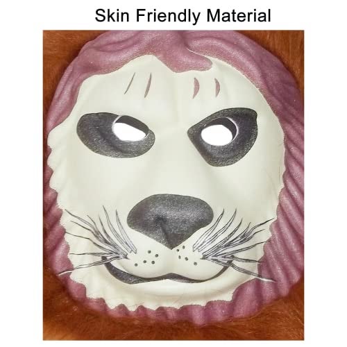 Avirons Tiger Face Mask|Kids Party Mask|Funny Mask for Holi Party|Theme Party|Birthday & Party Theme Face Mask For Kids & Adults|Halloween Party Mask|Mask For Return gifts (Rubber Form Mask) - Image 3