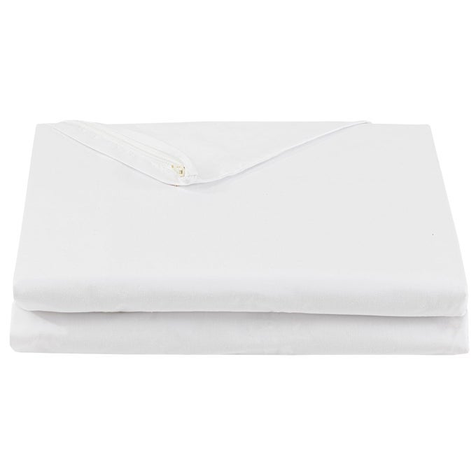 100 COTTON ZIPPERED FUTON COVER JAPANESE FUTON MATTRESS COVER SHIKIBUTON MADE IN JAPAN QUEEN PURE WHITE