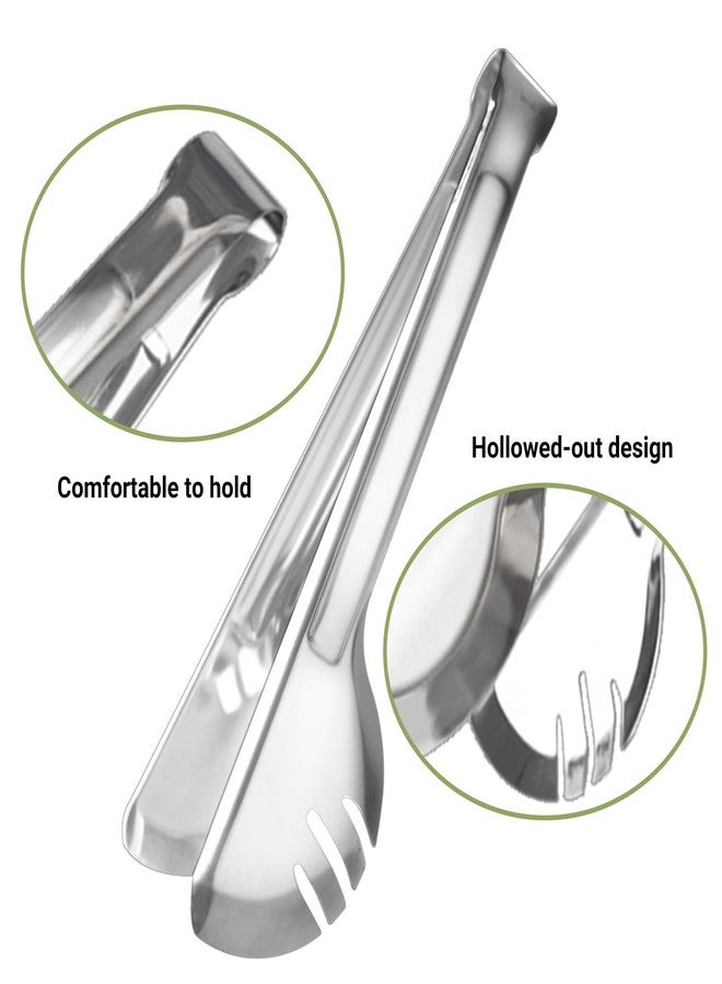 SENONAPO 36 Pcs Stainless Steel Serving Utensils Set - Silver Serving Flatware Set Include Large Spoons, Slotted Spoons, Forks, Soup Ladle, Pie Server and Tongs for Kitchen, Buffet, Party Supplies - Image 3