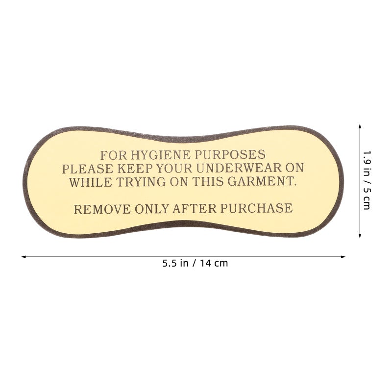 50pcs Adhesive Protective Sticker Lingerie Pant Liner Underpants Protective Sticker - Image 3