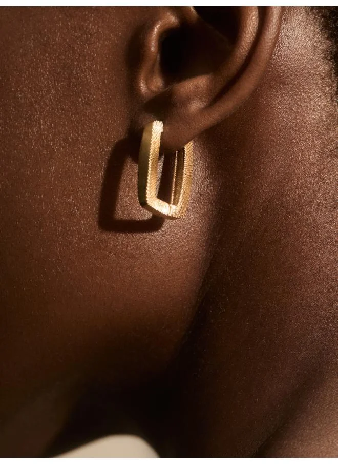 REISS Grace: Graphic Hoop Earring