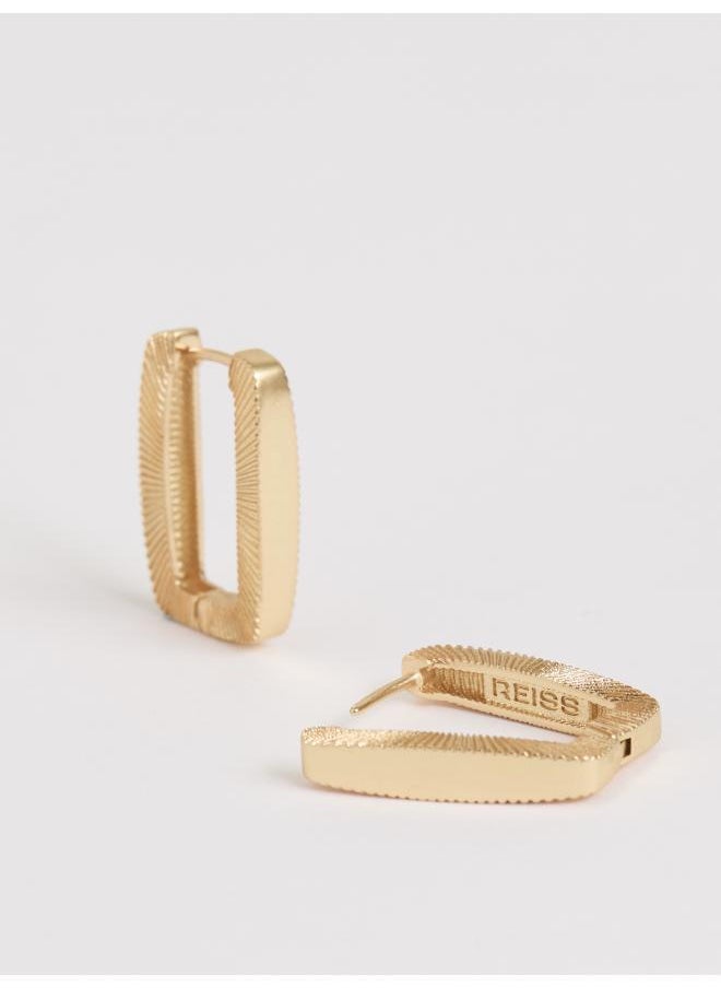REISS Grace: Graphic Hoop Earring  - Image 3