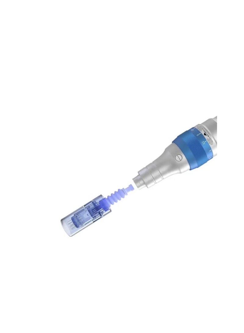 دكتور بن خرطوشة بديلة لجهاز ديرما ألترا A6، تحتوي على 36 إبرة، 20 قطعة، لون أزرق، طول 8 سم. - Image 3