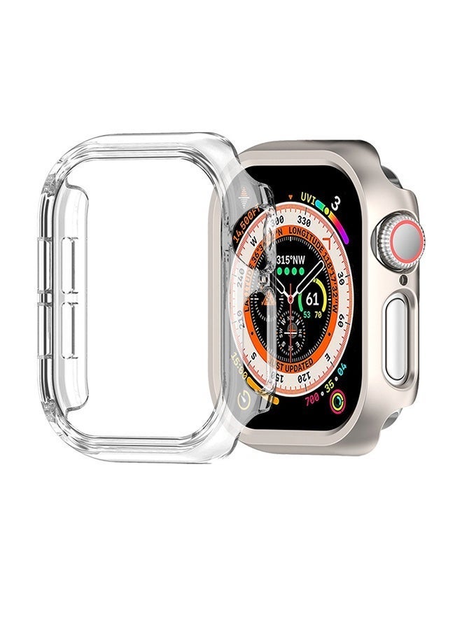 Suitable for S11 Apple Watch case Appleiwatch11, 10 case PC case film integrated Apple Watch case (45mm, 7/8/9 generation universal) - Image 3