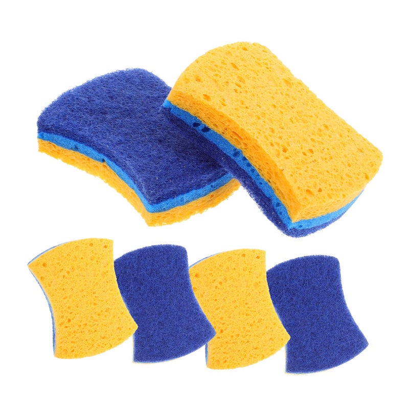 6Pcs Quick Dry Non Smelly Absorbent Scrub Sponges for Kitchen Dishes Countertops Sinks - Image 2