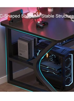 AGD Gaming Desk,Computer Desk, Study Desk Modern, Home Office Desk ,PC Desk for Work Writing Study Gaming Bedroom Computer Table Executive Workstation  - Image 5