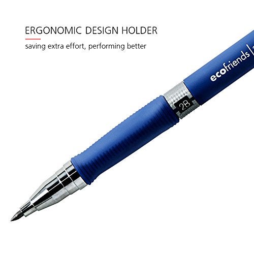 Baile 2.0mm 2B Mechanical Pencil with Lead Refill (BLUE)(sharpener in the cap) - Image 3