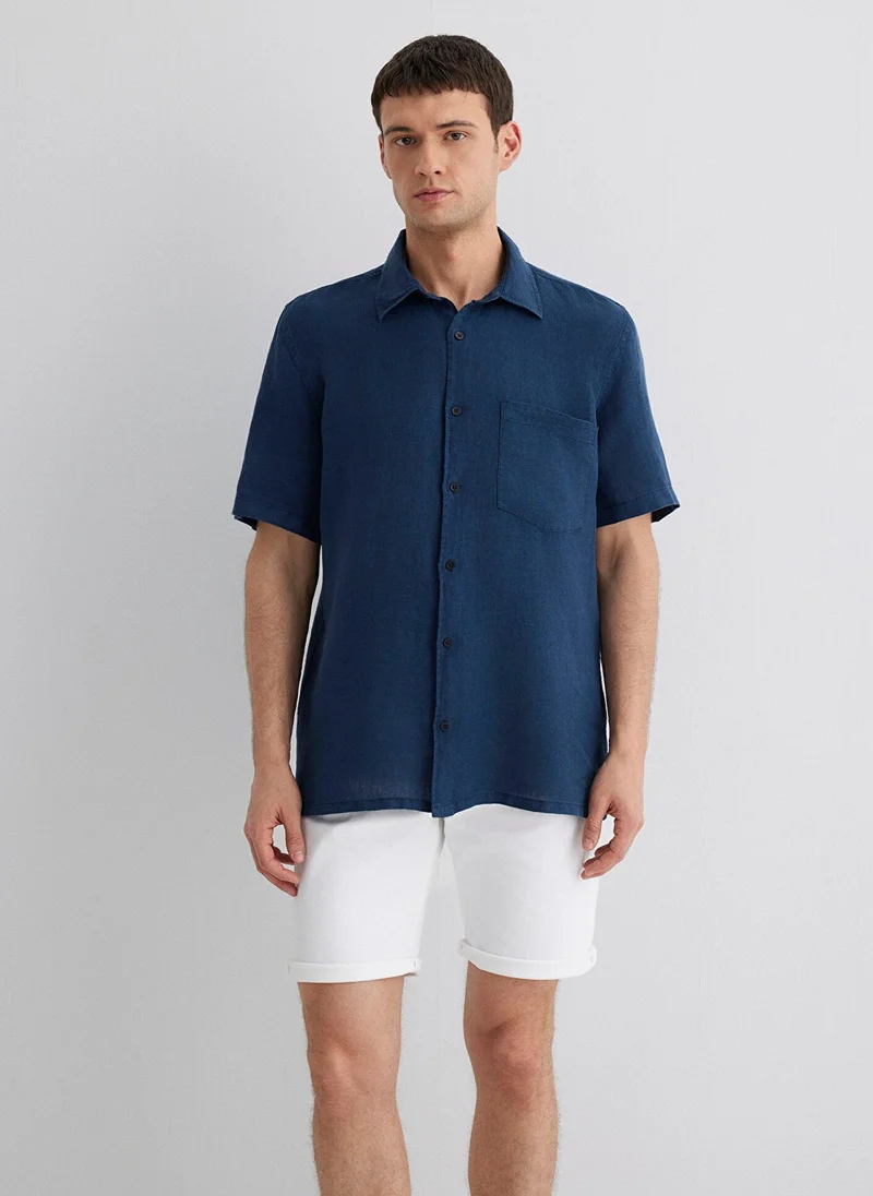 MAVI Grey Linen Shirt