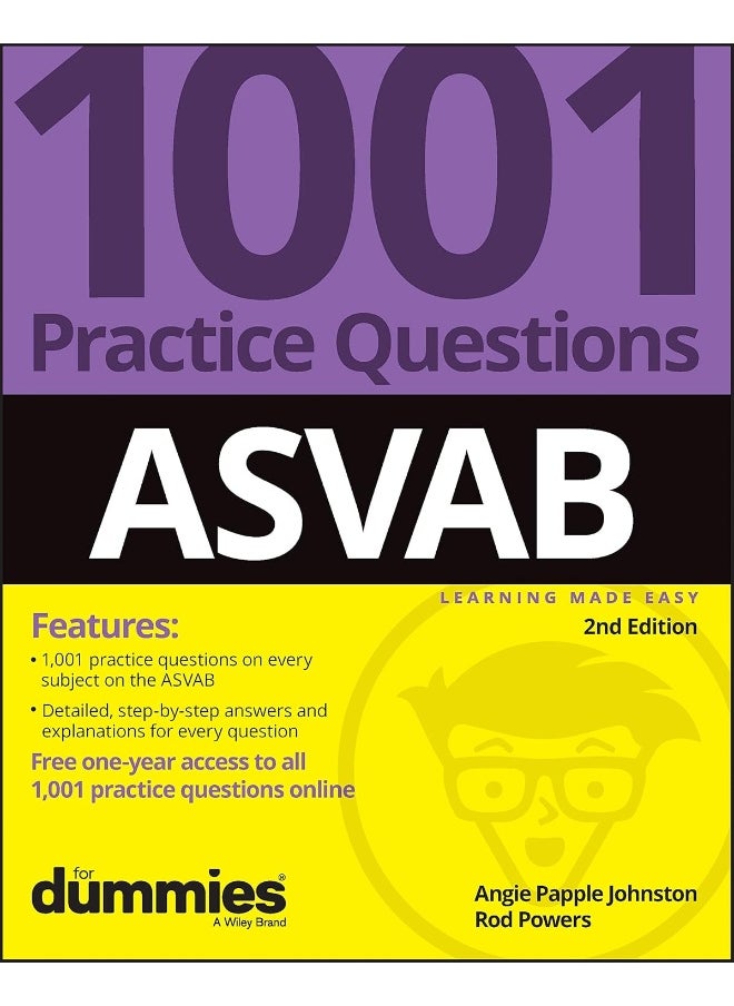 ASVAB: 1001 Practice Questions For Dummies (+ Online Practice) 