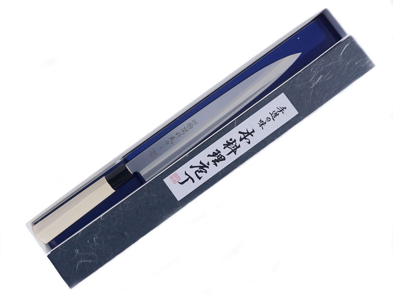 JapanBargain 1559, Japanese Yanagiba Knife Sashimi Knife Sushi Knife Japanese Chef Knife Made in Japan High Carbon Stainless Steel Extra Long Blade 10-1/2 inch, 270mm - Image 1