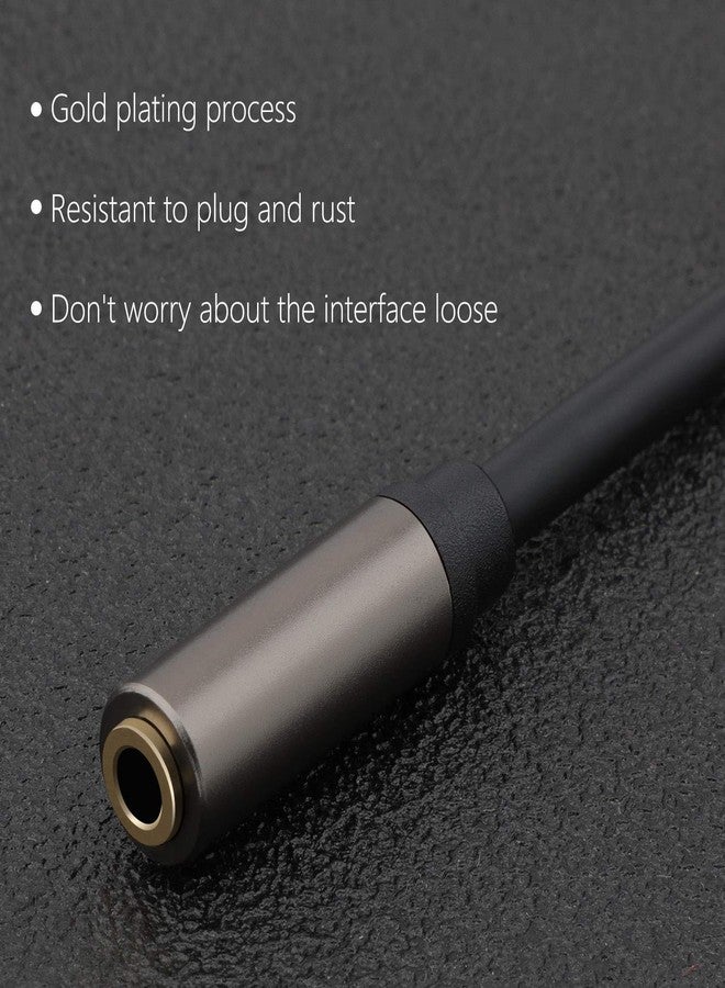 Pasow 3.5mm Female to Female Adapter Cable TRS Stereo Audio AUX Connector Cod for Headphones, Car, HiFi - 15cm/6inch (Coffee) - Image 3