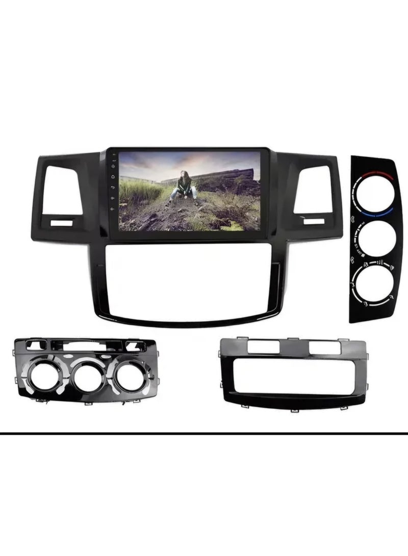 Generic Android Car Radio Display, 2 Din Stereo for FM Radio, YouTube, Bluetooth, WI-FI, USB, Apple Car play, GPS Navigation (2+32Gb) Toyota Fortuner Hilux 2007-2015, With Rear Camera  - Image 2