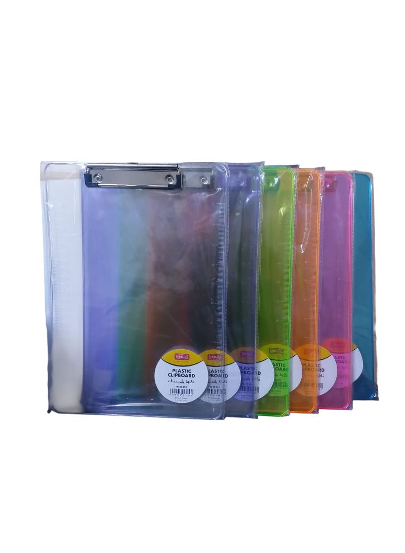 بريما 6 قطع لوح كتابة بلاستيكي مقاس A4