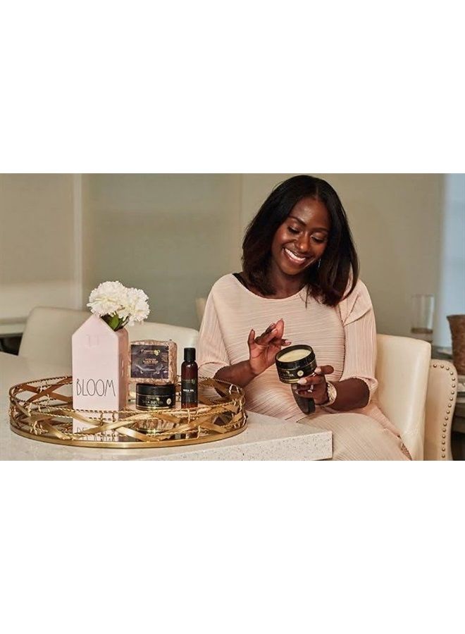 AFRIKINKY Shea Butter -Unrefined Pure Raw Grade A Ivory Authentic 8oz – Skin Nourishing, Moisturizing