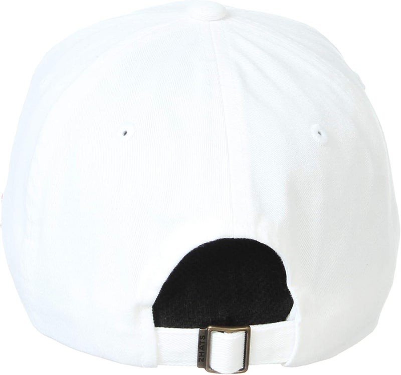 ZHATS NCAA Mens Adjustable Scholarship Hat White - Image 2