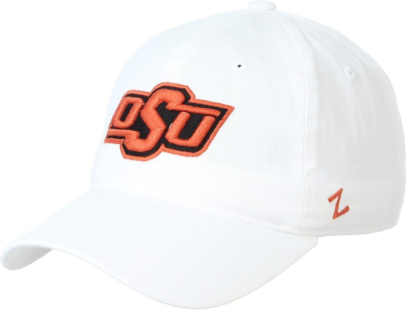 ZHATS NCAA Mens Adjustable Scholarship Hat White - Image 1