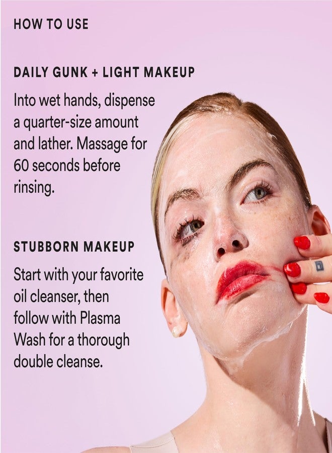 Experiment Plasma Wash Moisture Depositing Gel Cream Cleanser - Hydrating, Barrier Restoring, and Non-Stripping Face Wash with Glycerin and Jojoba Oil, 5.0 FL OZ - Gentle for All Skin Types - Image 5