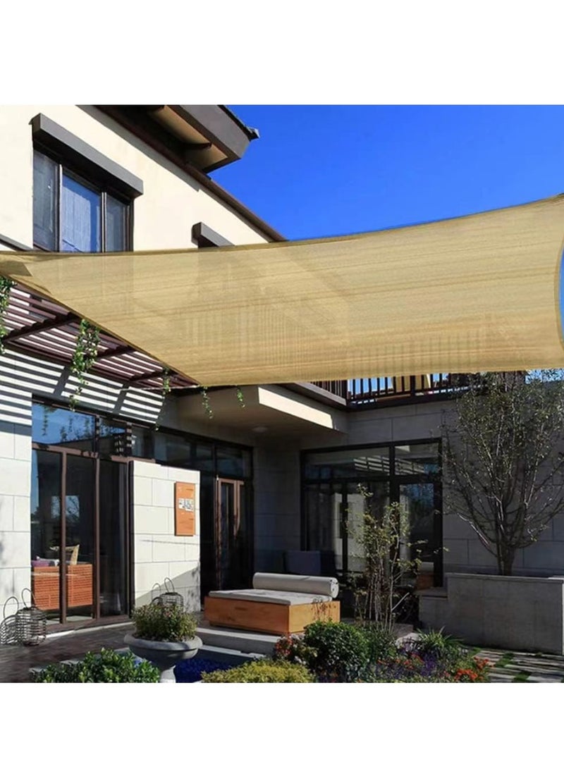 MIXDE Sun Shade Sail Waterproof Rectangle Block Canopy For Patio Backyard Lawn Garden Activities,Sun And UV Protection,2m x 3m - Image 2